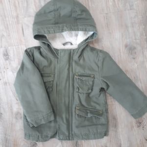 18 Months Cat & Jack Cargo Sherpa Lined Jacket